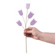 14  Wooden Tulip Pick: Purple For Sale