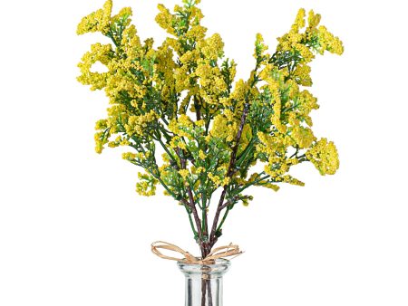 12  Mini Baby s Breath Pick: Yellow Online Hot Sale