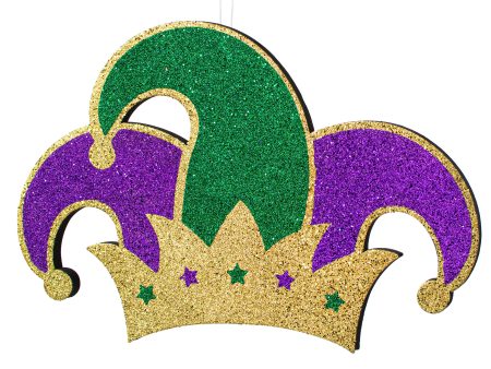 20  Glitter Polyfoam Jester Hat Hanger: Mardi Gras Online Hot Sale