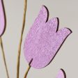 14  Wooden Tulip Pick: Purple For Sale