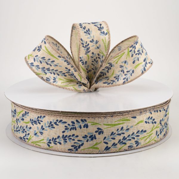 1.5  Bluebonnet Ribbon: Blue (50 Yards) Fashion