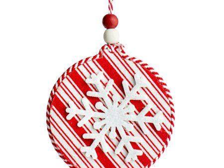 5  Peppermint Snowflake Ornament Cheap