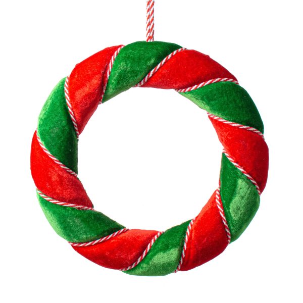 13  Velvet Wreath: Red & Emerald Online Hot Sale