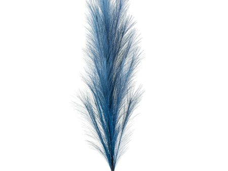 43  Fabric Pampas Grass Spray: Navy Blue Supply