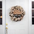 12  Metal Sign: Leopard Paw Print Welcome Online Sale