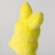 12  Flocked Standing Rabbit Pick: Yellow Supply