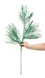 38  Glittered Pine Spray: Emerald Green Online Hot Sale