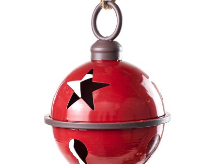 7  Jumbo Jingle Bell: Shiny Red Sale