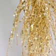 5  Glittered Pine Garland: Gold Fashion