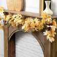 6  Maple Leaf Garland: Beige For Sale