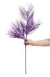 38  Glittered Pine Spray: Purple Online Hot Sale