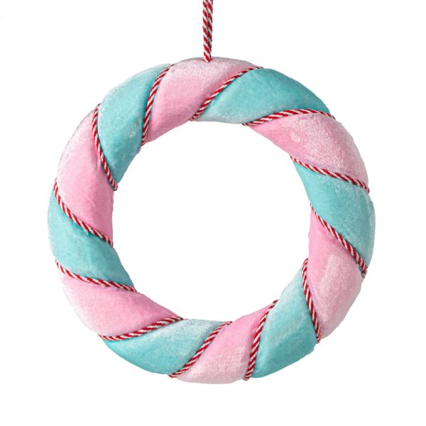 13  Velvet Wreath: Christmas Candy For Cheap