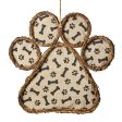 15  Grapevine Hanger: Bones Paw Print For Cheap