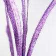 31  Glittered Paper Grass Spray: Bright Lavender For Cheap