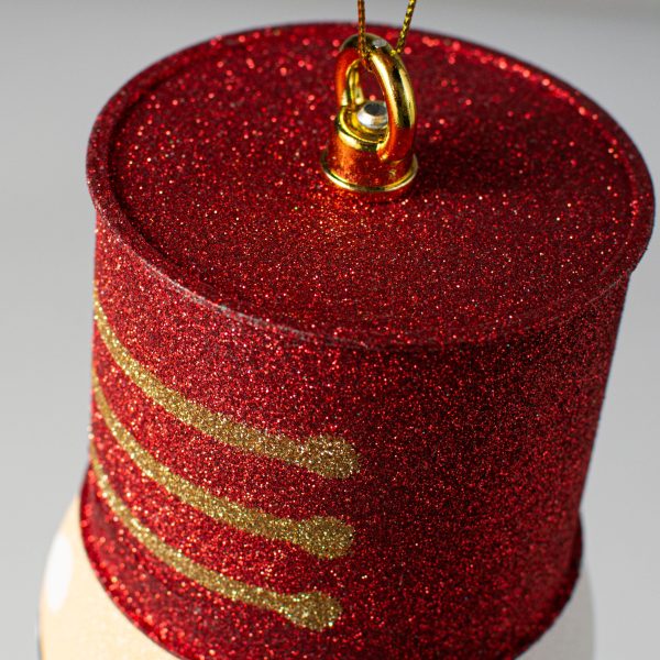 8.5  Nutcracker Ornament: Red & Gold Discount