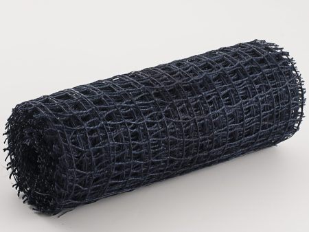 10  Jute Check Weave Mesh: Navy Blue (10 Yards) Fashion