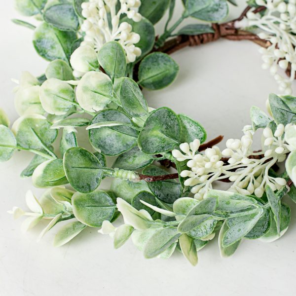 12  Seeded Baby Eucalyptus Wreath For Cheap