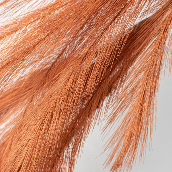 6  Fabric Pampas Grass Garland: Rust For Discount