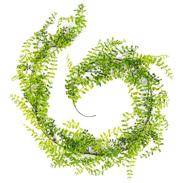 6  Hanging Fern Garland Discount