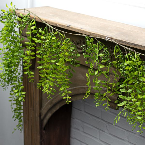 6  Hanging Fern Garland Discount