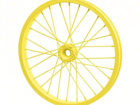 16  Decorative Bicycle Rim: Yellow Supply