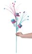 33  Nutcracker Drum Spray: Pink & Blue Hot on Sale