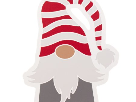 Waterproof Yard Art: 19  Gnomie - Stripe Hat For Discount