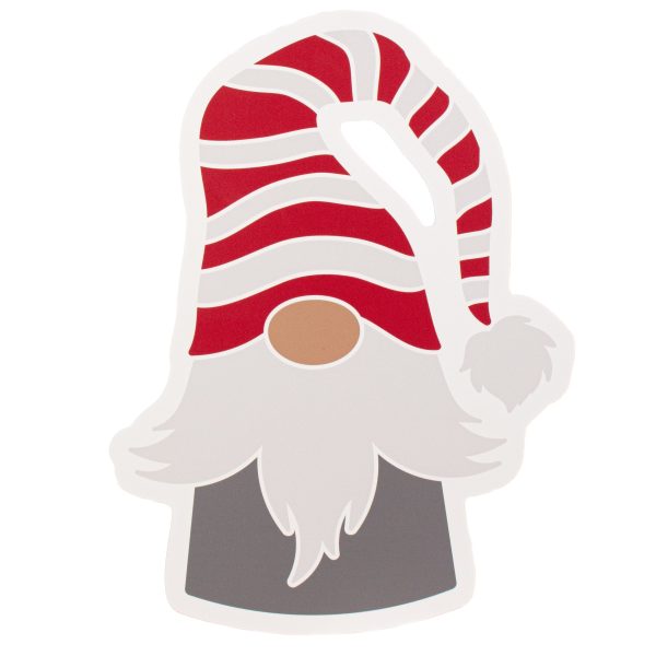 Waterproof Yard Art: 19  Gnomie - Stripe Hat For Discount