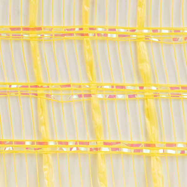 21  Wide Weave Metallic Mesh: Daffodil Check For Discount