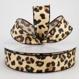 1.5  Bold Satin Cheetah Print Ribbon (50 Yards) Supply