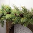 6  Mixed Pine & Pinecone Garland For Discount