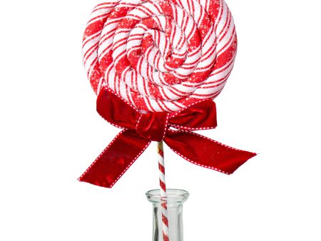 12  Velvet Candy Cane Lollipop Online Hot Sale