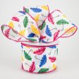 2.5  Umbrella Ribbon: Multicolor (10 Yards) Sale