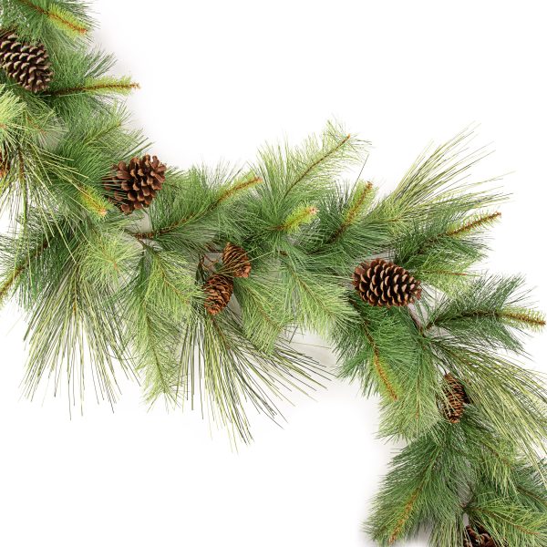 6  Mixed Pine & Pinecone Garland For Discount