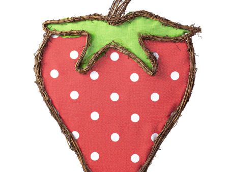 19  Grapevine Hanger: Red & White Strawberry Sale