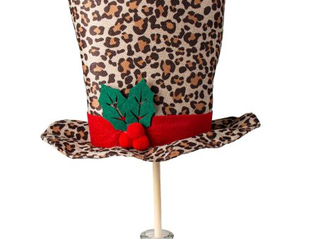 9  Leopard Print Top Hat Pick Hot on Sale