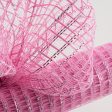 21  Wide Weave Metallic Mesh: Hot Pink Check Online