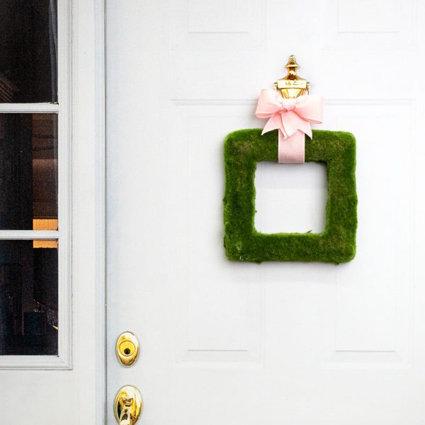 12  Square Cushion Moss Wreath Online Sale