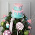 9  Two Tier Cake Decoration: Pink & Blue Cheap