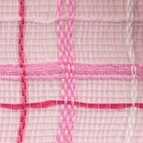 21  Crystal Plaid Mesh: Pink, Fuchsia, White Online now