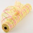 21  Crystal Plaid Mesh: Yellow, Pink, Lime, White Online Hot Sale