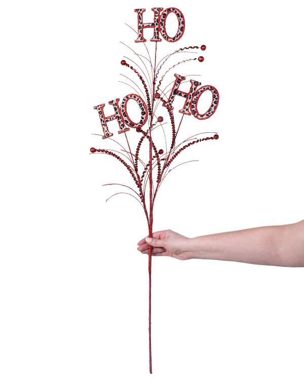 37  HO HO HO Sequin Spray: Red & Leopard For Discount