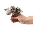 8  Birch & Gingham Balls Mistletoe Pick on Sale