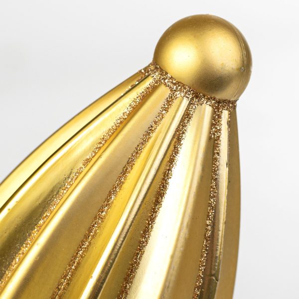 7.75  Ribbed Finial On Pick: Gold For Sale