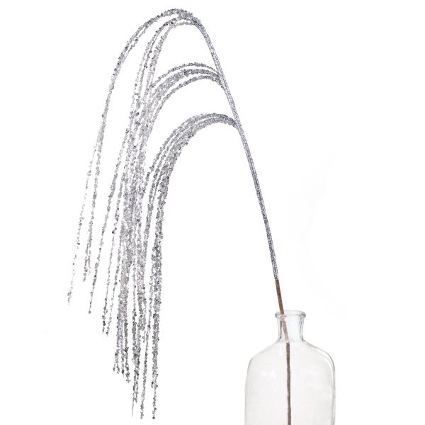 43  Hanging Sequin Spray: Silver Online