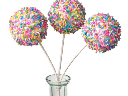 10  Wrapped Sprinkle Cake Pop Pick (3) Online Hot Sale