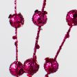 12  Glittered Ball Pick: Fuchsia Online now