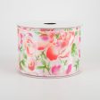 2.5  Watercolor Roses Ribbon: Blush (10 Yards) Hot on Sale